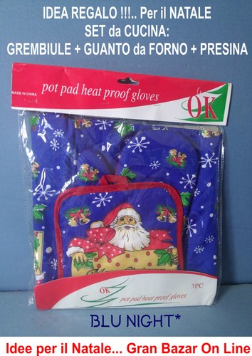 Natale set cucina guanto - natale,