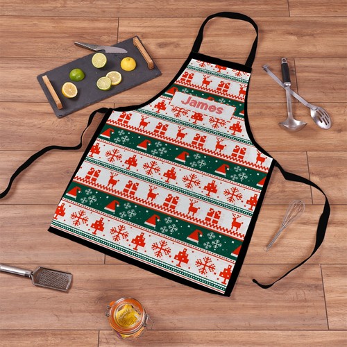 Grembiule natale maglia - di,
