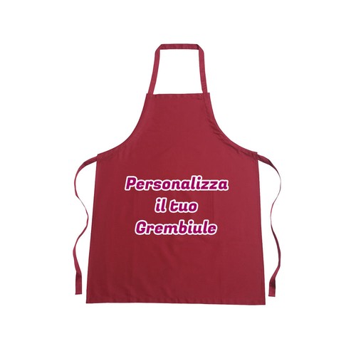 Grembiule cucina rosso - da,