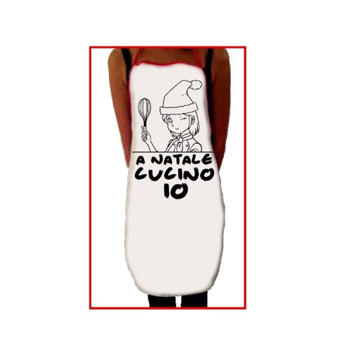 Grembiule bianco cucina - bianco,